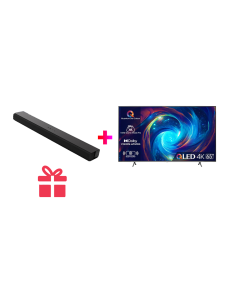 טלוויזיה חכמה הייסנס Hisense 4K QLED E7KQPRO GAMING VIDAA 7 + SoundBar- 2.0 CH - 120W