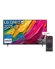  75 אינץ' LG QNED AI QNED80  טלוויזיה חכמה K4 webOS25 HDR10, דגם: 75QNED80A6A