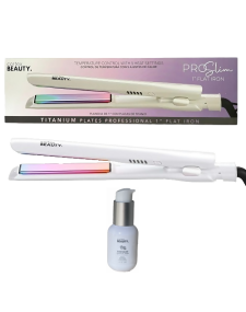  + סרום מתנה CORTEX PROSLIM 1"FLAT IRON מחליק שיער