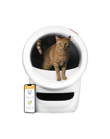 שירותים רובוטיים לחתולים Litter-Robot 4 Open Air בצבע לבן