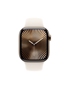 Apple Watch Series 10 GPS + Cellular 46mm Titanium Case with Sport Band - S/M