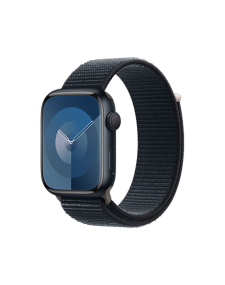 שעון אפל חכם Apple Watch Series 9 GPS 45mm Midnight Aluminium Case with Midnight Sport Loop