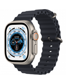 Apple Watch Ultra GPS+Cellular 49mm Titanium Case & Midnight Ocean Band