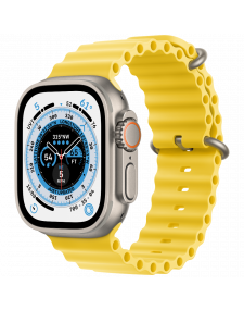 Apple Watch Ultra GPS+Cellular 49mm Titanium Case & Yellow Ocean Band