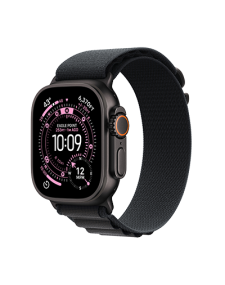 אפל ווטש Apple Watch Ultra 3 GPS + Cellular 49mm Black Titanium Case with Black Alpine Loop - Large