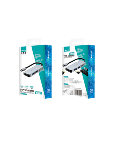 C-06 מתאם טייפ סי למחשב HDMI+2XUSB+USB-C