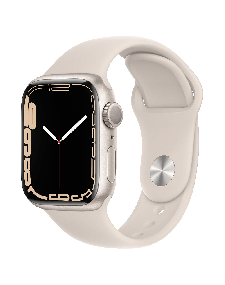 Apple Watch Series 7 GPS 45mm שעון חכם אפל בצבע לבן