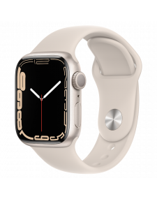 Apple Watch Series 7 eSIM 41mm שעון חכם אפל בצבע לבן