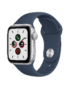 Apple Watch SE GPS 44mm שעון אפל בצבע כסף