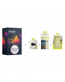 ערכת אביזרים ל iPhone 12 mini כיסוי,מגן זכוכית ומטען לרכב