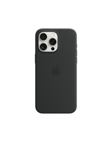 iPhone 15 Pro Max Silicone Case with MagSafe - Black