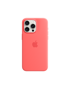 iPhone 15 Pro Max Silicone Case with MagSafe - Guava