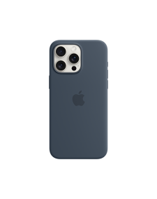 iPhone 15 Pro Max Silicone Case with MagSafe - Storm Blue