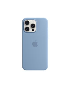 iPhone 15 Pro Max Silicone Case with MagSafe - Winter Blue