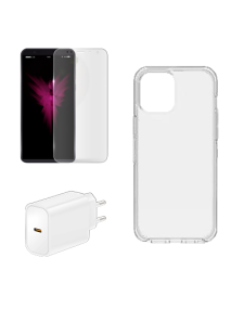 ערכת אביזרים iPhone Air-מגן מסך+כיסוי+ראש מטען