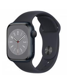 Apple Watch Series 8 GPS 41mm Aluminium שעון אפל חכם בצבע שחור