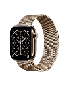 אפל ווטש11טיטניום אי סים Apple Watch Series 11 eSIM Titanium Milanese Loop