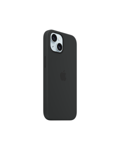 iPhone 15 Silicone Case with MagSafe - Black