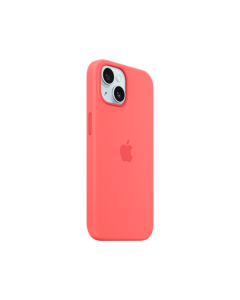 iPhone 15 Silicone Case with MagSafe - Guava