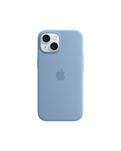 iPhone 15 Silicone Case with MagSafe - Winter Blue